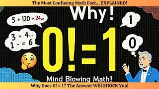 Why Does 0! = 1? The Weirdest Math Fact Explained! | Math Tube
