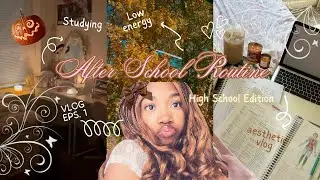 COZY FALL AFTER SCHOOL ROUTINE🍂☕🧸 | fall reset, aesthetic, low energy, study vlog #routine