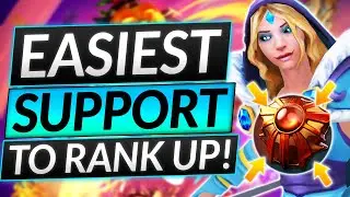 NEW Crystal Maiden Tips to EASILY RANK UP - FAST SUPPORT MMR FARM - Dota 2 Guide