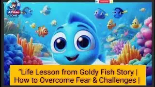 Life Lesson from Goldy Fish Story | How to Overcome Fear & Challenges | #story #aivideozoneai09