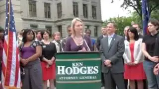 Melissa Hodges at the Ken Hodges Campaign Kickoff (Atlanta)