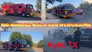 All Hays County Departments On Scene Of A structure Fire!