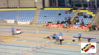 LBFA Belgian athletics indoor championships 200m women Heats 1/5