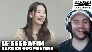 LE SSERAFIM's Sakura meets Korean kid and Japanese kid REACTION | I'm falling for kkura?!