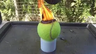 EXPERIMENT: 600 Degree METAL BALL vs TENNIS BALL