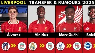 ✅ Liverpool New Confirmed Transfers & Rumours 2025! 🔥 Ft. Vin&iacute;cius, &Aacute;lvarez, Marc Gu&eacute;hi...etc