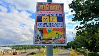 Classic Vlog #7 ~  John Scarrott & Sons &pound;1.50 Fun Fair, Sixfields ~ August 1st 2021