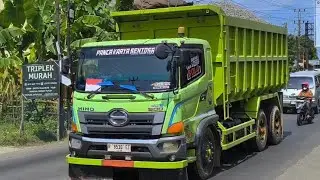 Mantap ‼️ truck tronton besar truck container truck tangki bbm pertamina flatbed dump truck trailer