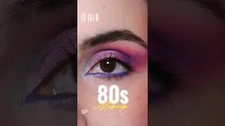 80s 🤍🛼 | Inspired Makeup Look | eyesofathena