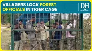 Frustrated Karnataka Farmers Lock Forest Officials in Cage Over Tiger Attacks