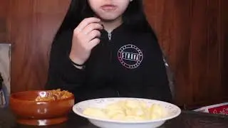 ASMR Apple Slices with Caramel (Eating Sounds) -Luna's ASMR