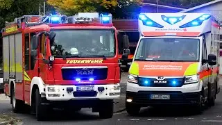 [20.10.2021][Erstmalig] Feuerwehr, Polizei und DRK Rettungsdienst auf Einsatzfahrt in Lingen (Ems.)