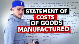 ACTG 2P12 (Brock University) - Cost of Goods Manufactured vs Income Statement