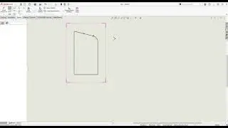 The intersection point of radius in drawing