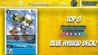 Digimon Card Game! Top 8 Digi Fest Blue Hybrid Deck (ENG)!