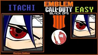 BO4 EMBLEM ITACHI UCHIWA SHARIGAN TUTO easy / CALL OF DUTY BLAKC OPS 4 SANGOKU