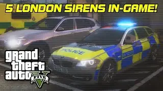 Met Police & London Sirens for GTA 5 (Download)