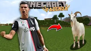 MINECRAFT FAZENDA - Construindo um Santu&aacute;rio de Cabras - A casa de Cristiano Ronaldo - #37 - pt/br