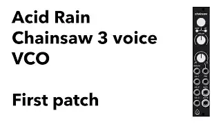 Acid Rain Chainsaw