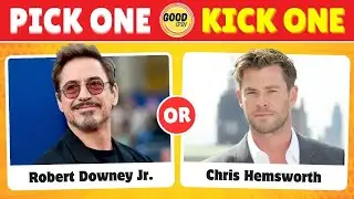 Pick One, Kick One 🌟 Movie Star Edition | Ultimate Celebrity Challenge! #goodspin #pickonequiz
