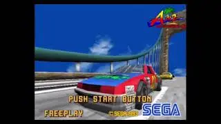 Unreleased SEGA Arcade Collection Game for Wii - Development Footage (feat. Daytona USA 1993 Ver.)