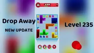 Drop Away Level 235 Walkthrough - NEW UPDATE | Step-by-Step Guide 🧠 | SolutionGuruji