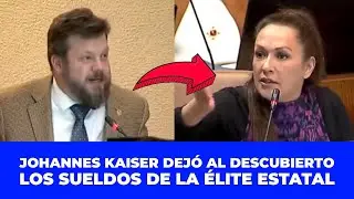 CON SARCASMO: JOHANNES KAISER DEJÓ AL DESCUBIERTO LOS SUELDOS DE LA ÉLITE ESTATAL