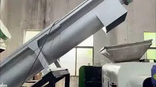 1000kgh pp pe film washing line with squeezer 