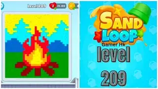 Sand loop level 209 Walkthrough Solution 