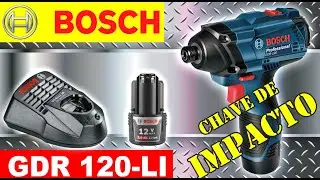 BOSCH GDR 120-LI Professional - Parafusadeira/Chave de Impacto a Bateria - TESTAMOS PARA VOCÊ!