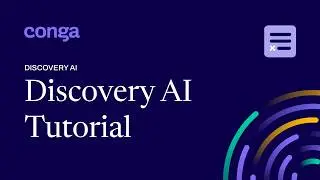 Conga Discovery AI Tutorial