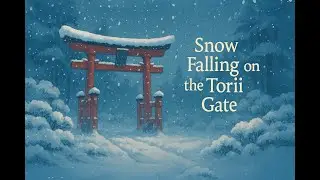 Snow Falling on the Torii Gate ❄️ | Japanese Winter Lullaby | Little Dreamers