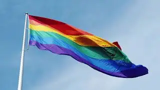 LGBTQ rainbow flag free clip