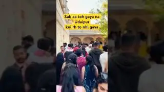 Sab aa toh gaya na Udaipurkoi rh to nhi gaya #crowded #udaipur #yearendplanning #rajasthan #reels