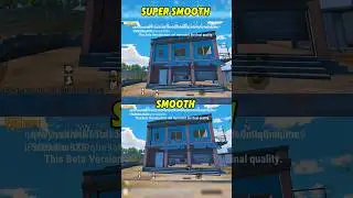PUBG/BGMI 4.0 Update Smooth vs Super Smooth Graphics✅ #bgmi #pubg #pubgmobile #newupdate #shorts