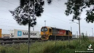 DL 9665 with M30J departing Te rapa yard NIMT ( No Sound )