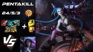 BOTTOM Jinx vs Kai'Sa [PENTAKILL] - EU Grandmaster Patch 14.21