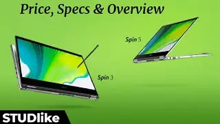 Acer Spin 5 and Spin 3 Price, Specs and Overview | Acer CES 2020 Laptops | STUDlike