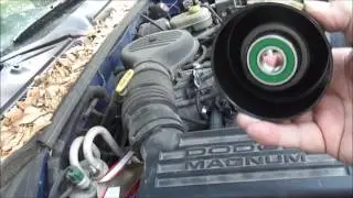 2001 Dodge Dakota Idler Pulley Replace - Squeaky Noise