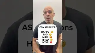 ASL: how to sign happy sad, mad, tired, #SignWithJP #ASL #SignLanguage #Baby