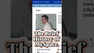 The MYSTERIOUS History Of MYSPACE In 1 Min