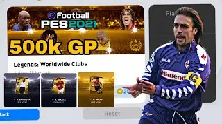 500k GP🔥LEGEND WORLDWIDE CLUBS BOX DRAW PES 2021 MOBILE PACK OPENING