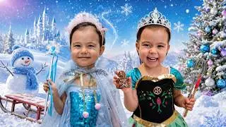 New FROZEN Adventures with Elsa & Anna | Pretend Play by Twin Twin