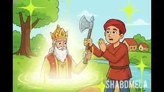 The Honest Woodcutter and His Axe &ndash;Moral Story Honesty Rewarded | kahani |A Tale of Truthfulness