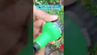 easy gardening with 7 mode Water Spray nuzzle #mygarden #plants #gardeningtools