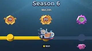 Boom Beach Warships Season 6 Rank 20 1/80 Stars