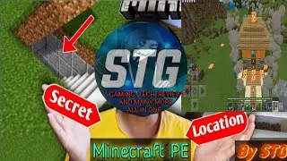 My Minecraft PE Secret underground base,2020 by STG