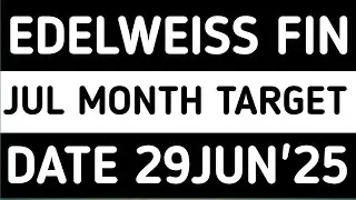 EDELWEISS FINANCIAL SERVICES STOCK LATEST NEWS 29JUN'25/EDELWEISS FINANCIAL SERVICES SHARE NEWS
