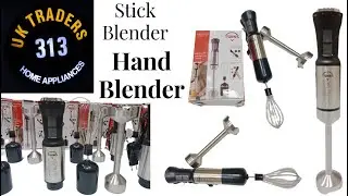 Twins Hand Blender / Stick Blender and  Mixer / 4 Blade / Power 1000W / UK Traders 313 / Oder Now.