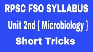 Food Saftey Officer RPSC Syllabus Unit 2nd (FSO)
